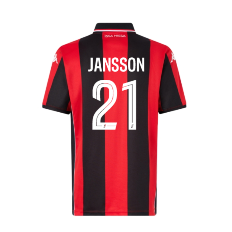 OGC Nice Home JANSSON 21 Jersey 25-26