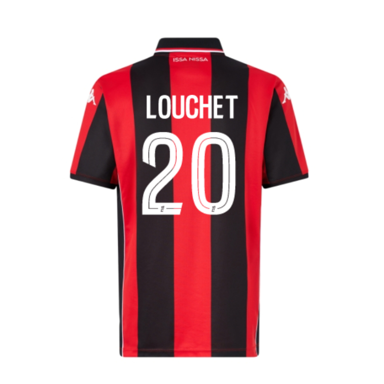 OGC Nice Home LOUCHET 20 Jersey 25-26
