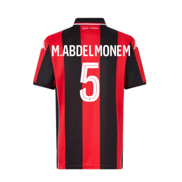 OGC Nice Home M. ABDELMONEM 5 Jersey 25-26
