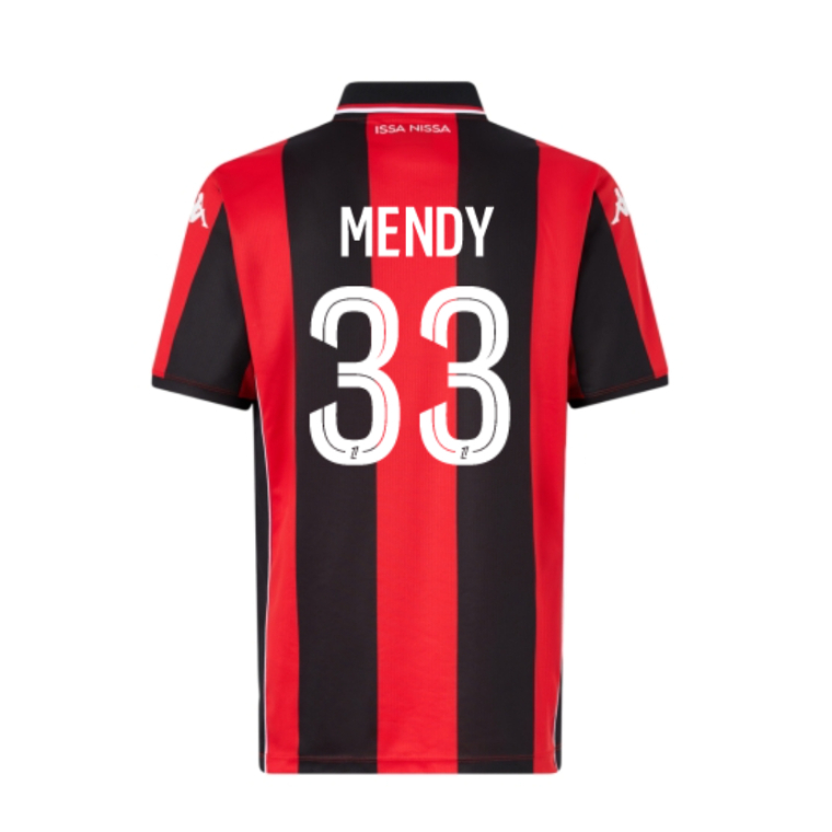 OGC Nice Home MENDY 33 Jersey 25-26