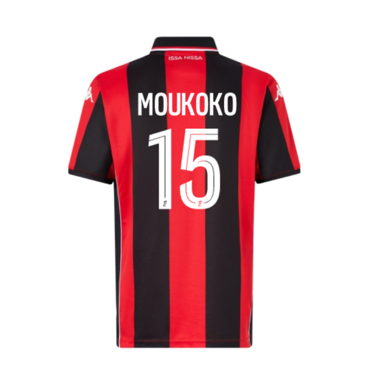 OGC Nice Home MOUKOKO 15 Jersey 25-26