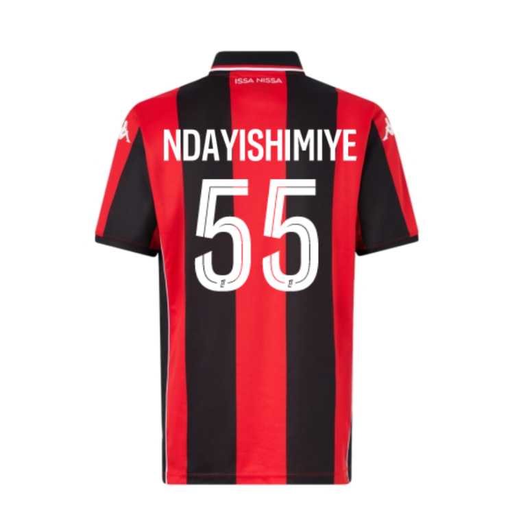 OGC Nice Home NDAYISHIMIYE 55 Jersey 25-26