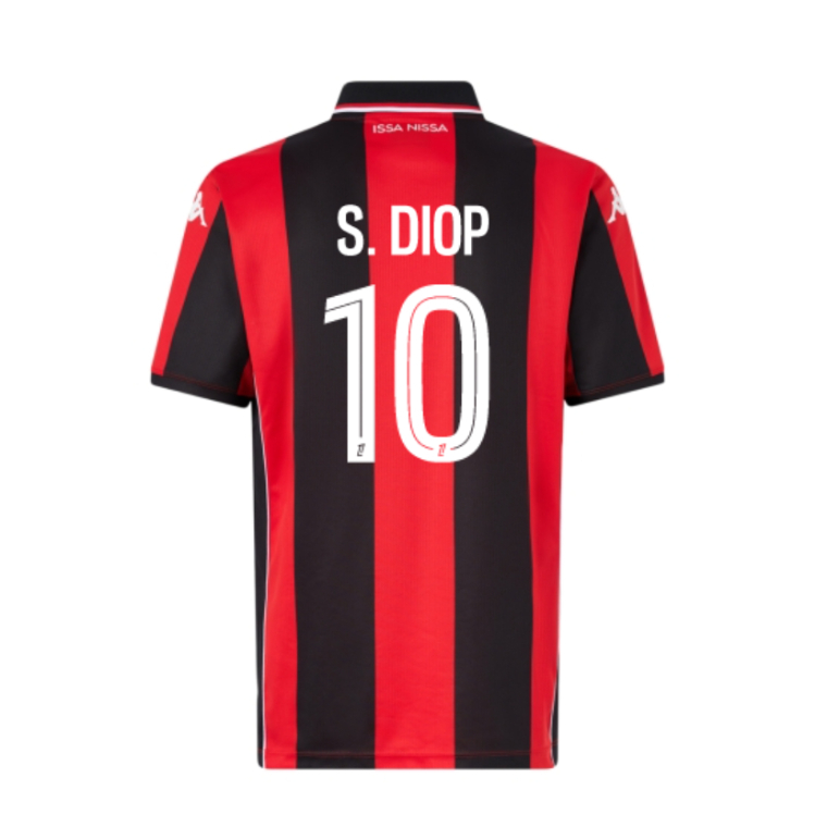 OGC Nice Home S. DIOP 10 Jersey 25-26