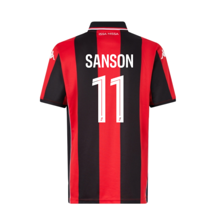 OGC Nice Home SANSON 11 Jersey 25-26