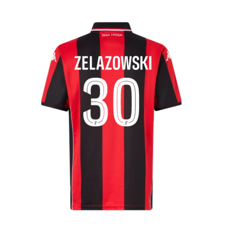 OGC Nice Home ZELAZOWSKI 30 Jersey 25-26