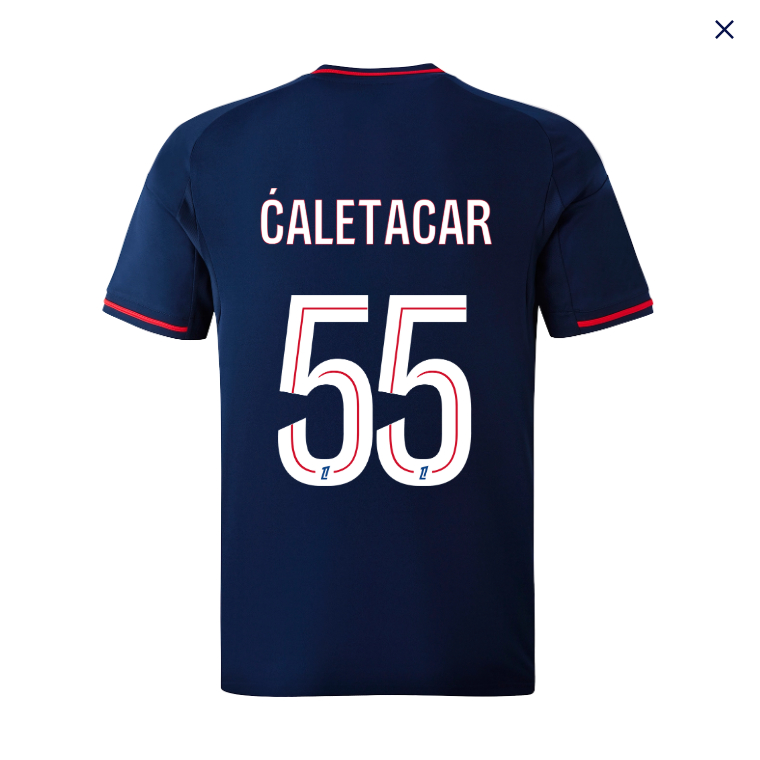 Olympique Lyonnais Lyon Away ĆALETACAR 55 Jersey 25-26