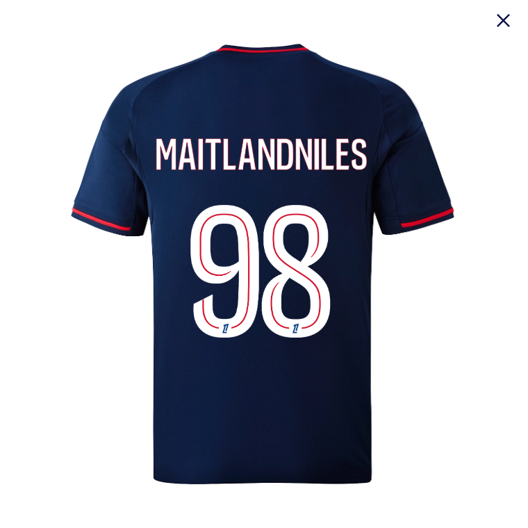 Olympique Lyonnais Lyon Away MAITLANDNILES 98 Jersey 25-26