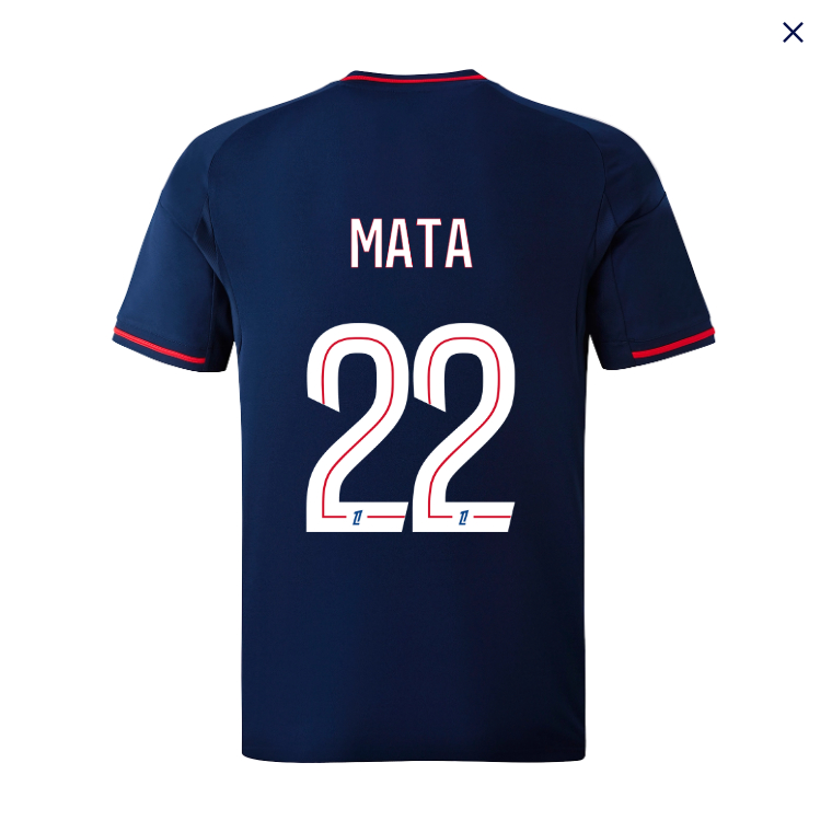 Olympique Lyonnais Lyon Away MATA 22 Jersey 25-26