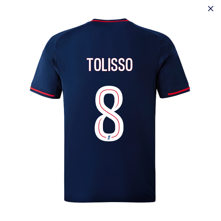 Olympique Lyonnais Lyon Away TOLISSO 8 Jersey 25-26