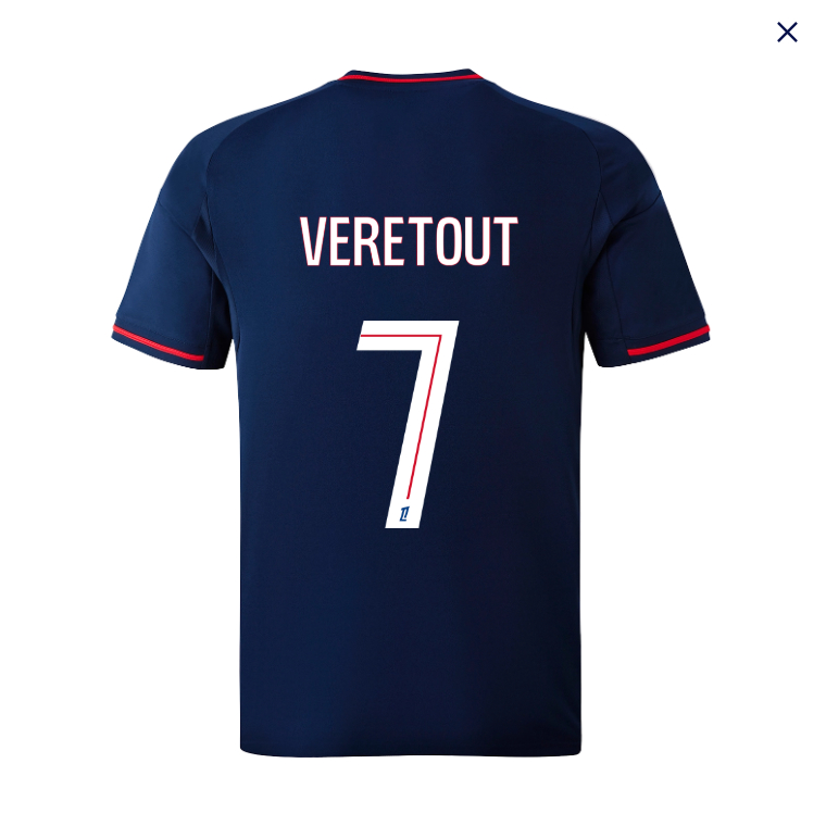 Olympique Lyonnais Lyon Away VERETOUT 7 Jersey 25-26