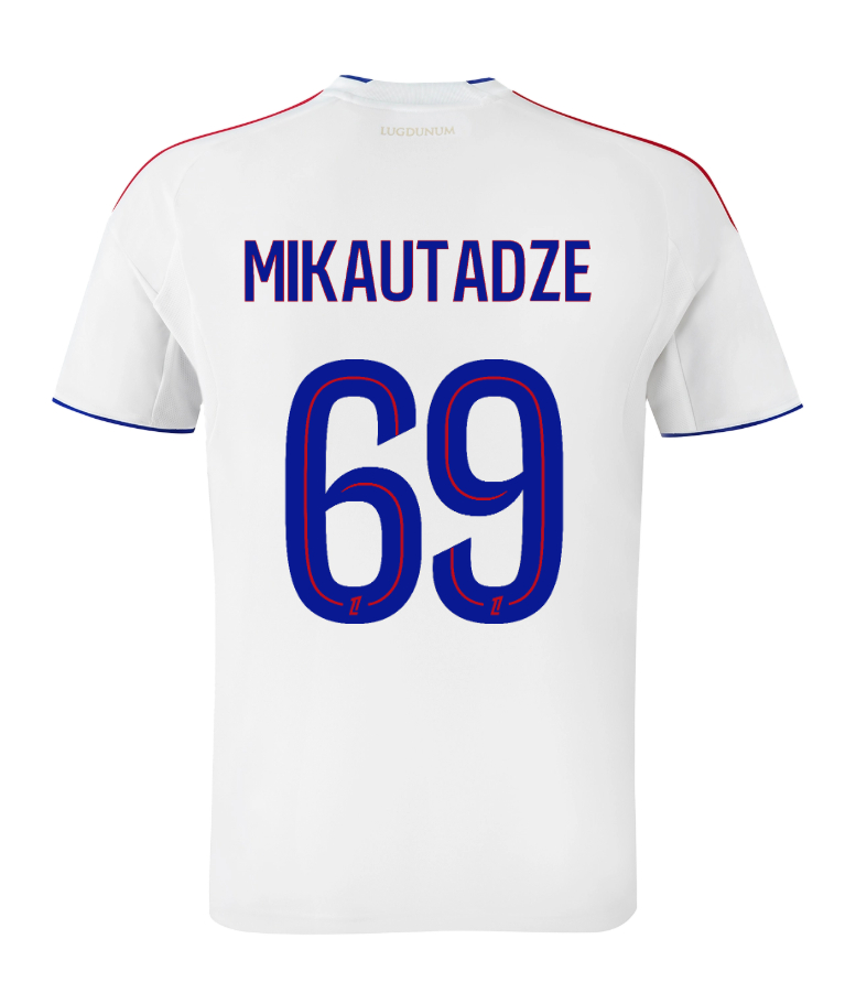 Olympique Lyonnais Lyon Home MIKAUTADZE 69 Jersey 25-26