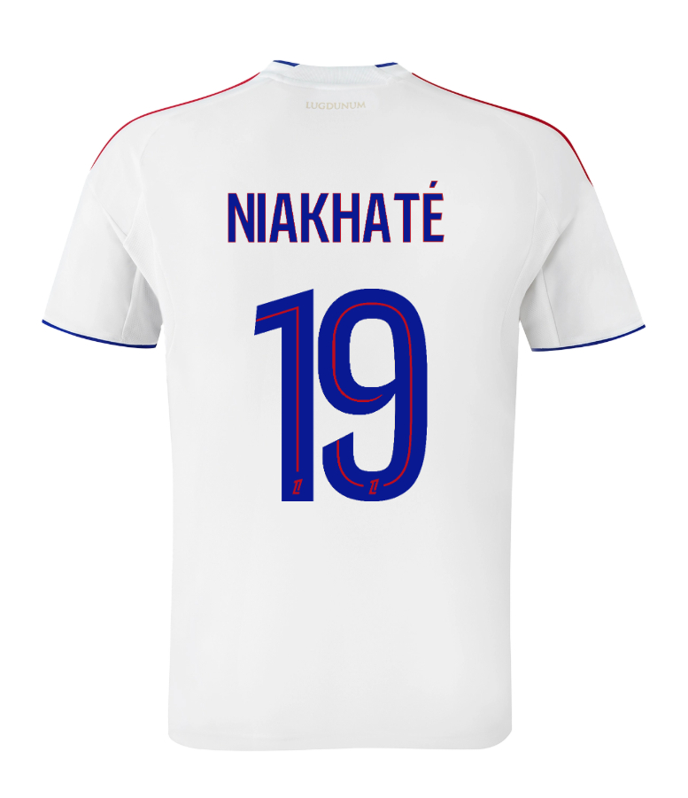 Olympique Lyonnais Lyon Home NIAKHATÉ 19 Jersey 25-26