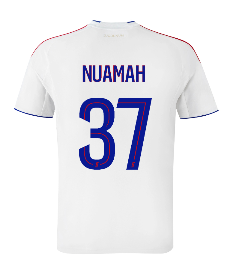 Olympique Lyonnais Lyon Home NUAMAH 37 Jersey 25-26