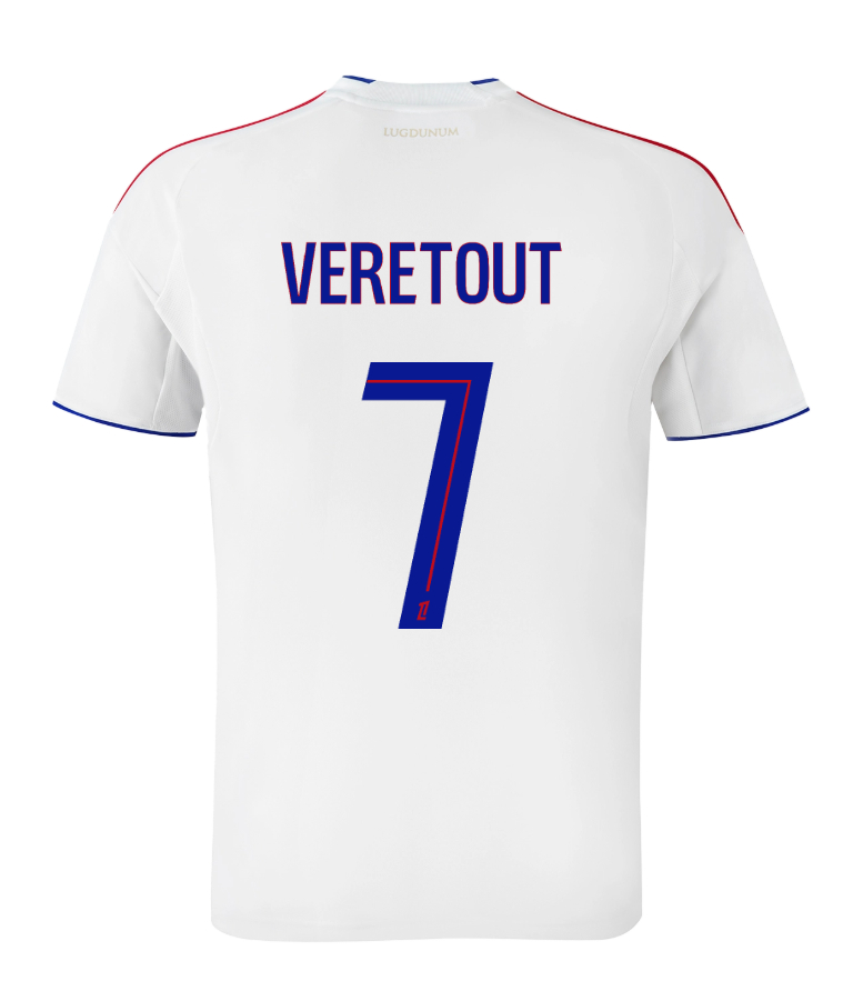 Olympique Lyonnais Lyon Home VERETOUT 7 Jersey 25-26
