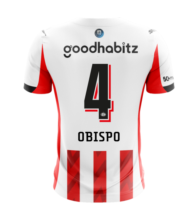 PSV Eindhoven Home OBISPO 4 Jersey 25-26