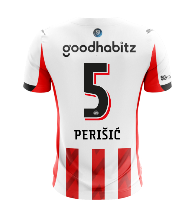 PSV Eindhoven Home PERIŠIĆ 5 Jersey 25-26