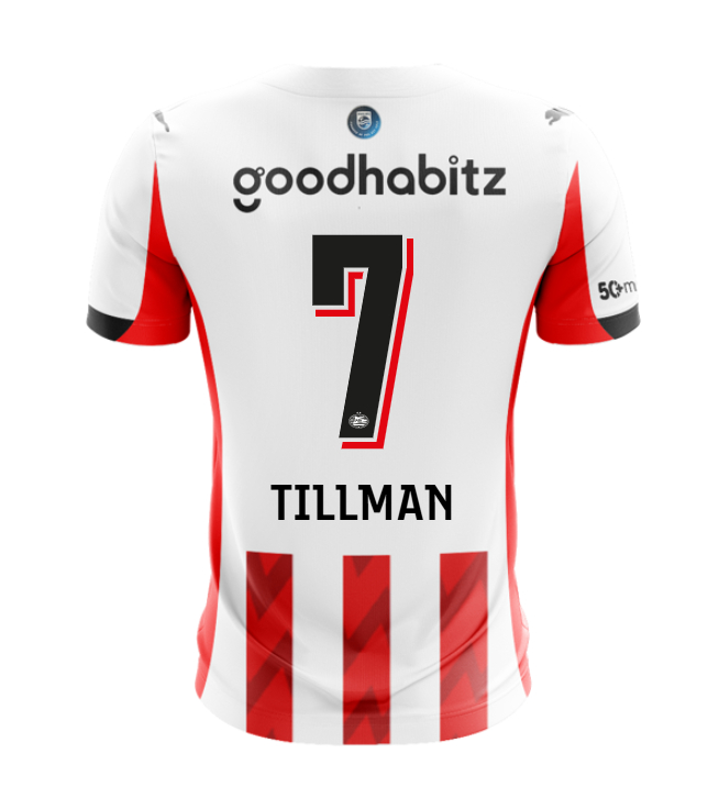 PSV Eindhoven Home TILLMAN 7 Jersey 25-26