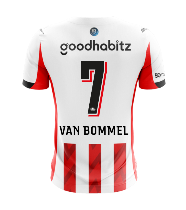 PSV Eindhoven Home VAN BOMMEL 7 Jersey 25-26
