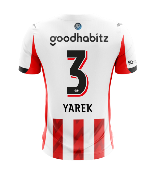 PSV Eindhoven Home YAREK 3 Jersey 25-26