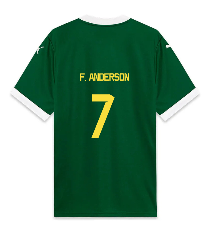 Palmeiras Home F. ANDERSON 7 Jersey 25-26