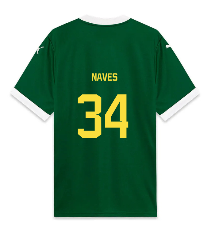 Palmeiras Home NAVES 34 Jersey 25-26