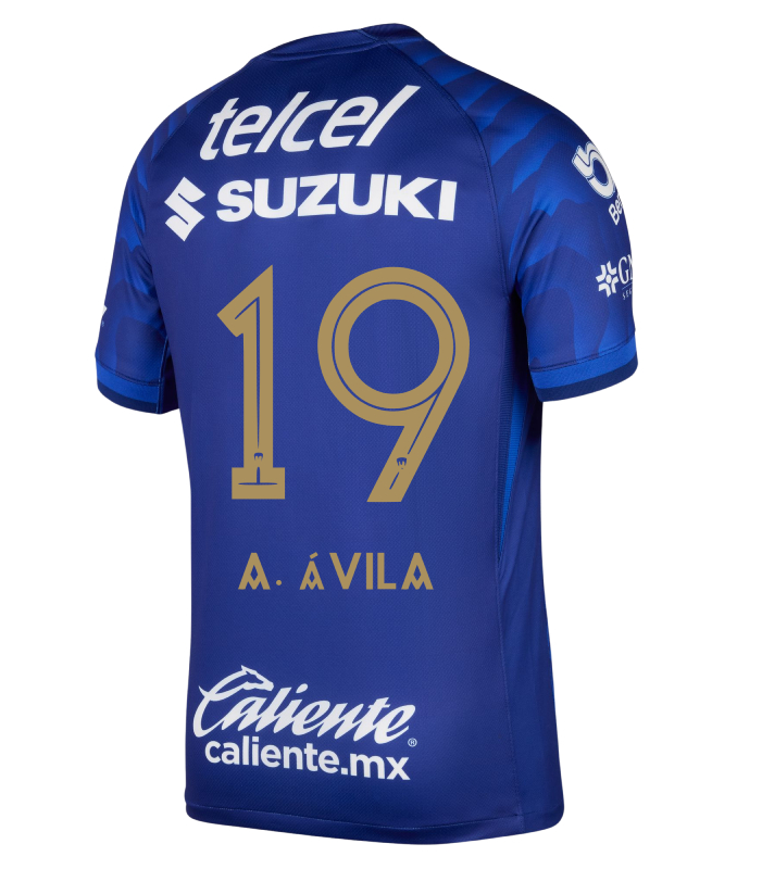 Pumas UNAM Away A. ÁVILA 19 Jersey 25-26