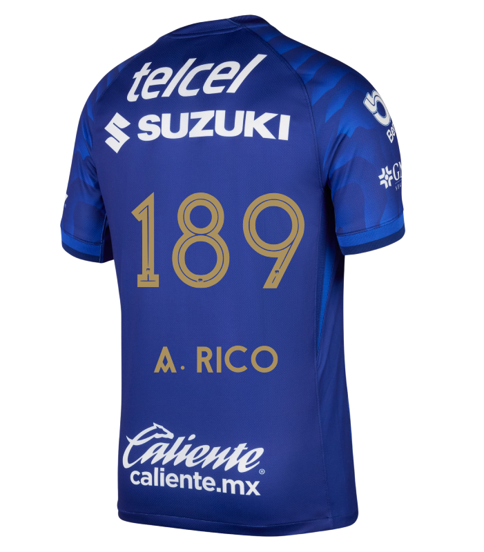 Pumas UNAM Away Á. RICO 189 Jersey 25-26
