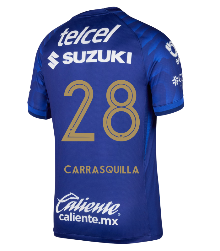 Pumas UNAM Away CARRASQUILLA 28 Jersey 25-26