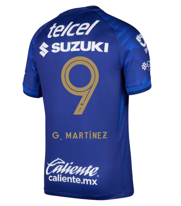 Pumas UNAM Away G. MARTÍNEZ 9 Jersey 25-26