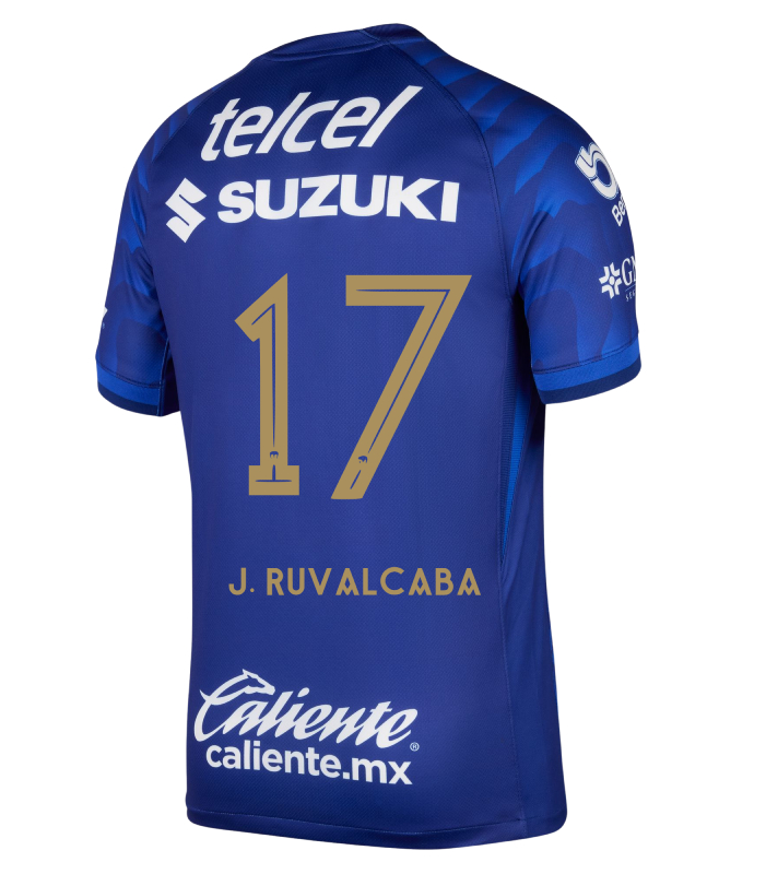 Pumas UNAM Away J. RUVALCABA 17 Jersey 25-26