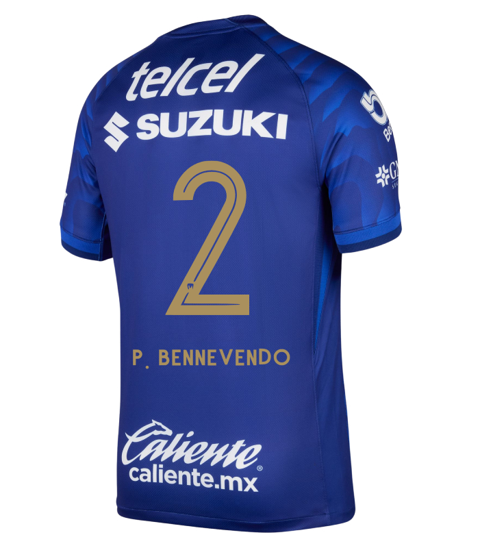 Pumas UNAM Away P. BENNEVENDO 2 Jersey 25-26