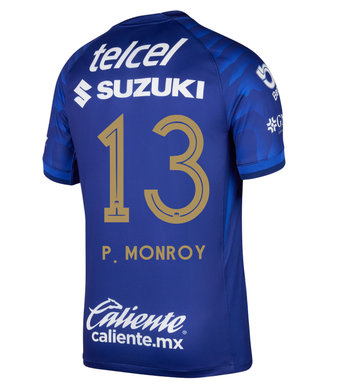 Pumas UNAM Away P. MONROY 13 Jersey 25-26