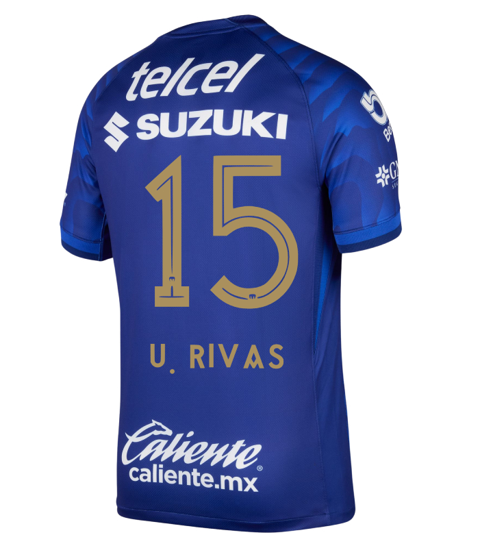 Pumas UNAM Away U. RIVAS 15 Jersey 25-26