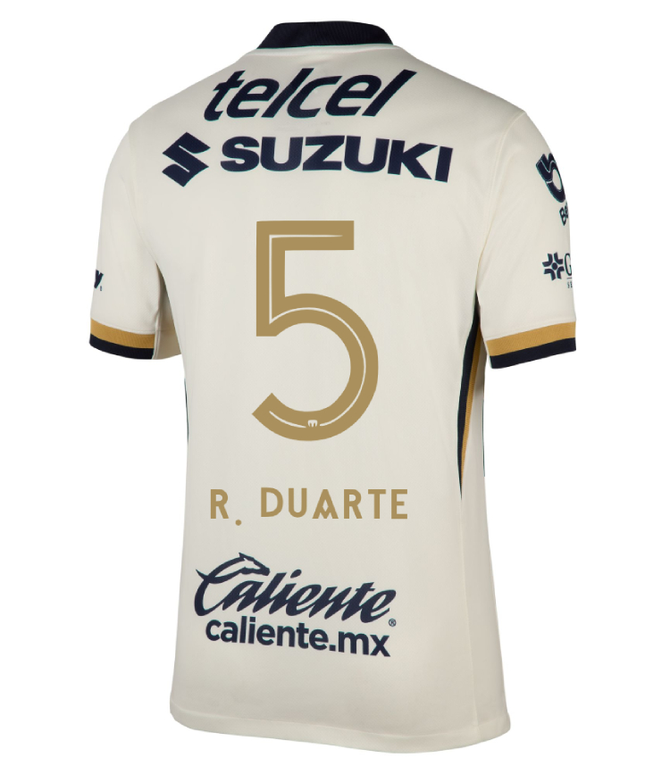 Pumas UNAM Home R. DUARTE 5 Jersey 25-26