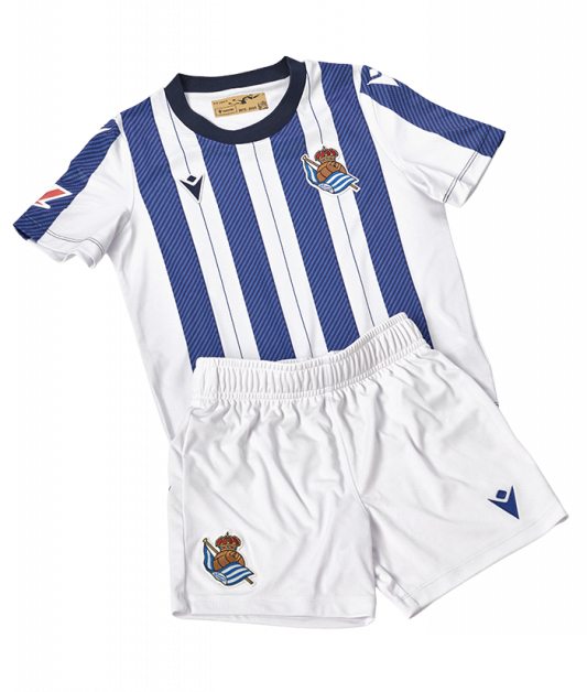 Real Sociedad Home Jersey Kids Kit 25-26