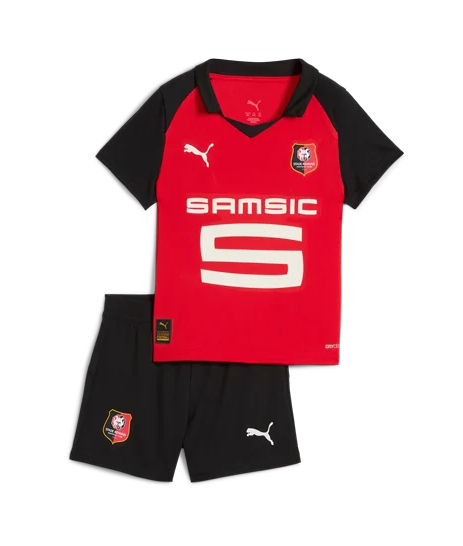 Rennais Home Jersey Kids Kit 25-26