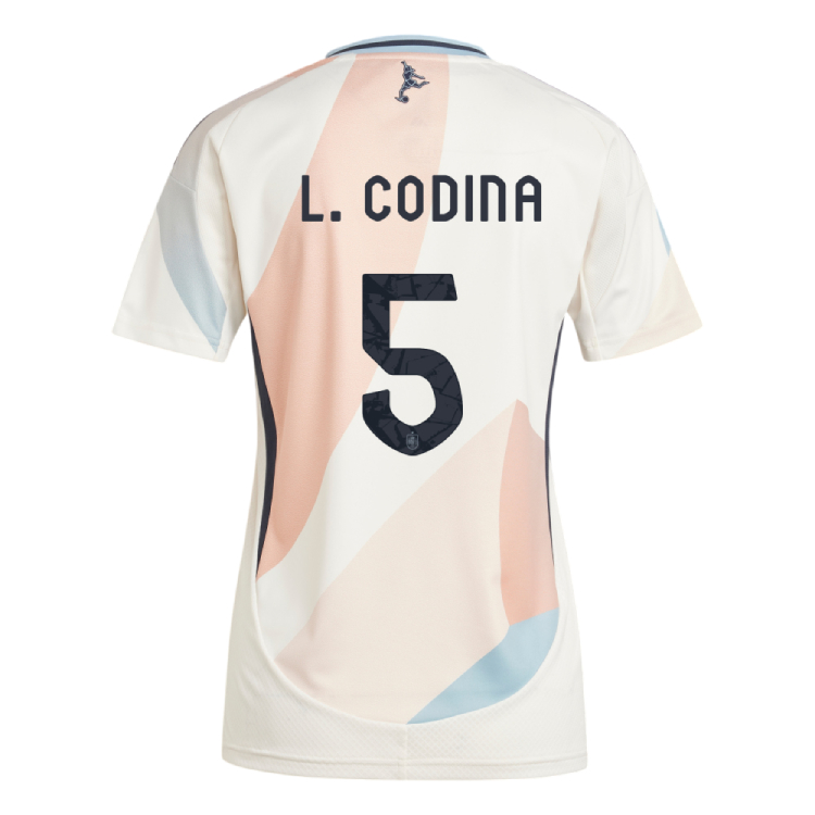 Spain Away L.CODINA 5 Women Jersey 25-26
