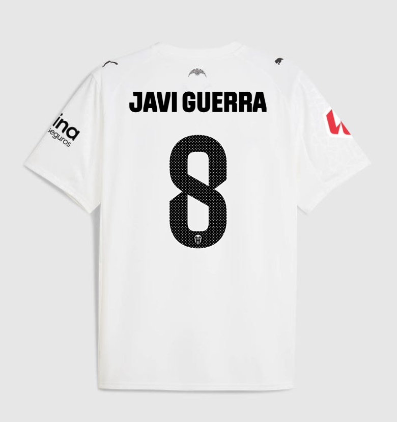 Valencia CF Home JAVI GUERRA 8 Jersey 25-26