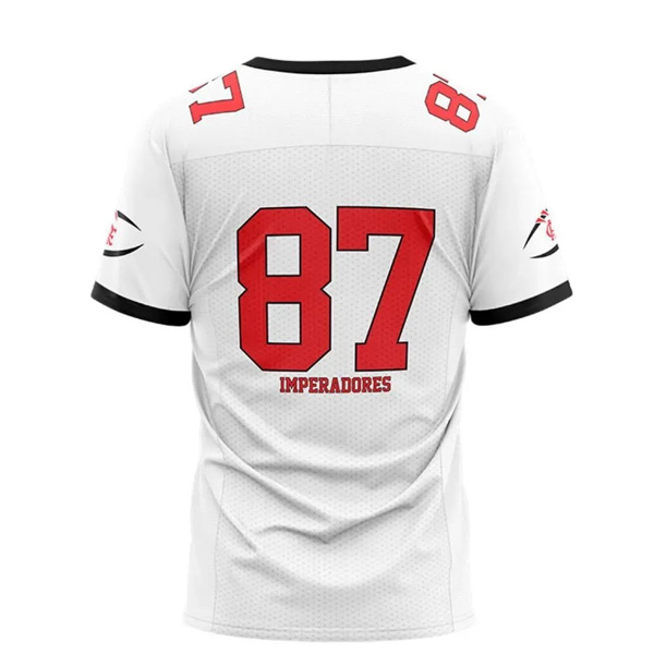 Flamengo Imperadores Number 9 White Jersey 25-26