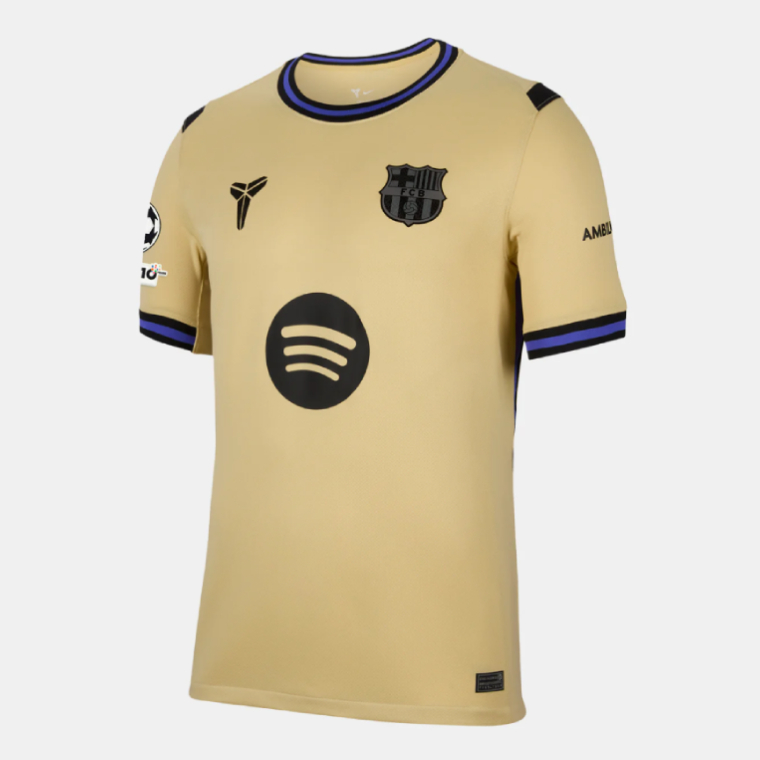Barcelona Away X Kobe Bryant Players Champions League Jersey 25-26