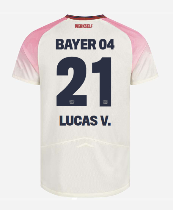 Bayer 04 Leverkusen Away LUCAS VÁZQUEZ 21 Jersey 25-26