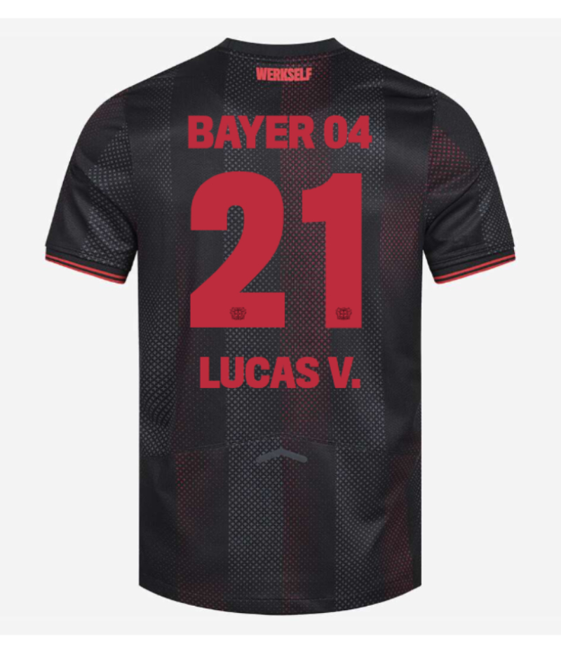 Bayer 04 Leverkusen Home LUCAS VÁZQUEZ 21 Jersey 25-26