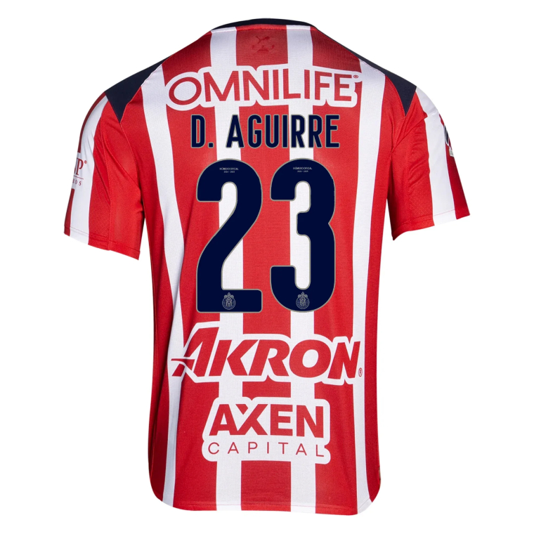 Chivas Home D. AGUIRRE 23 Jersey 25-26