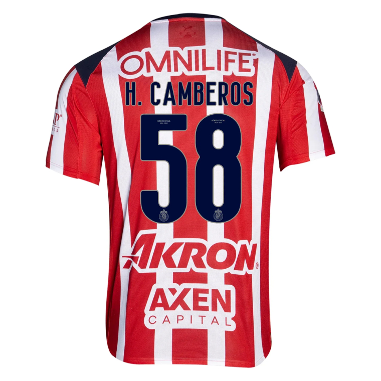 Chivas Home H. CAMBEROS 58 Jersey 25-26