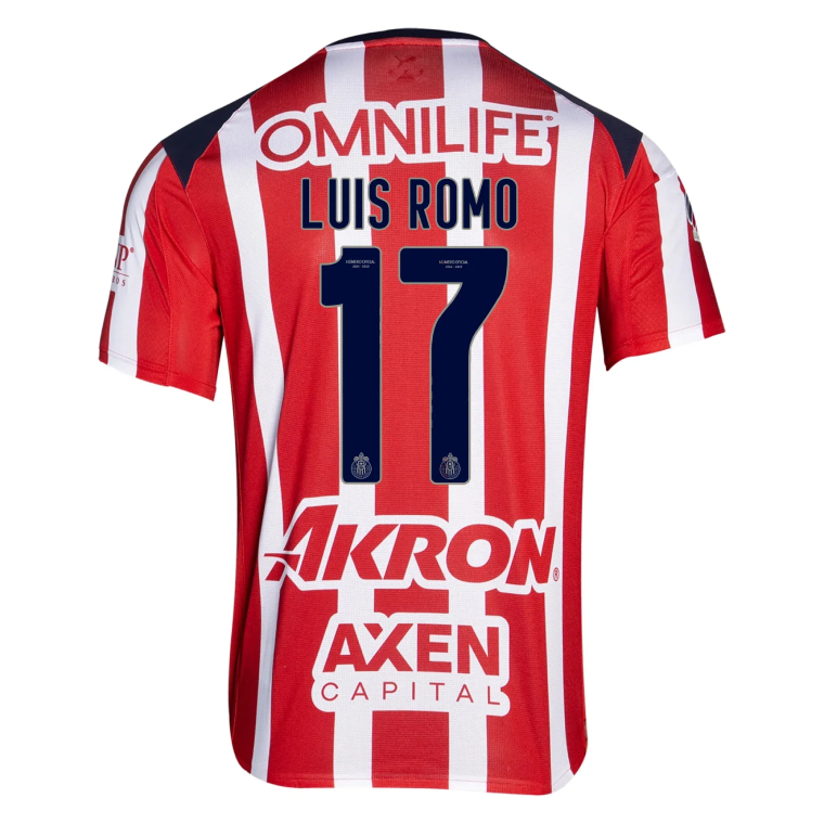 Chivas Home LUIS ROMO 17 Jersey 25-26