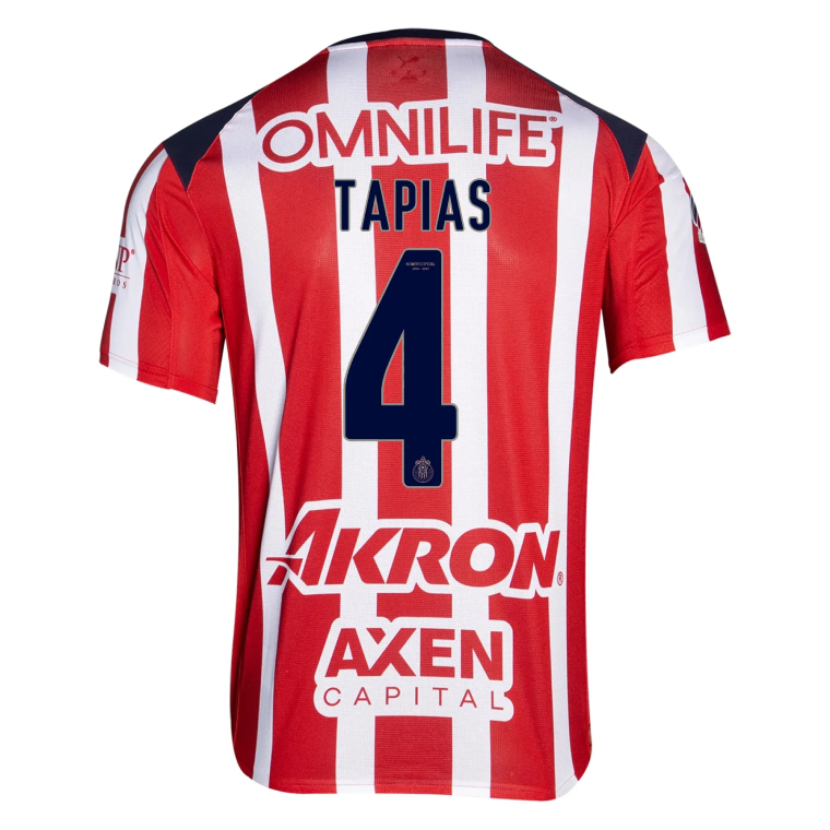Chivas Home TAPIAS 4 Jersey 25-26