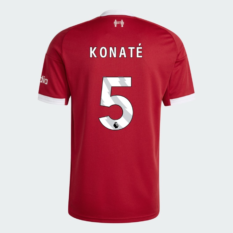 Liverpool KONATÉ 5 Home Jersey 25-26