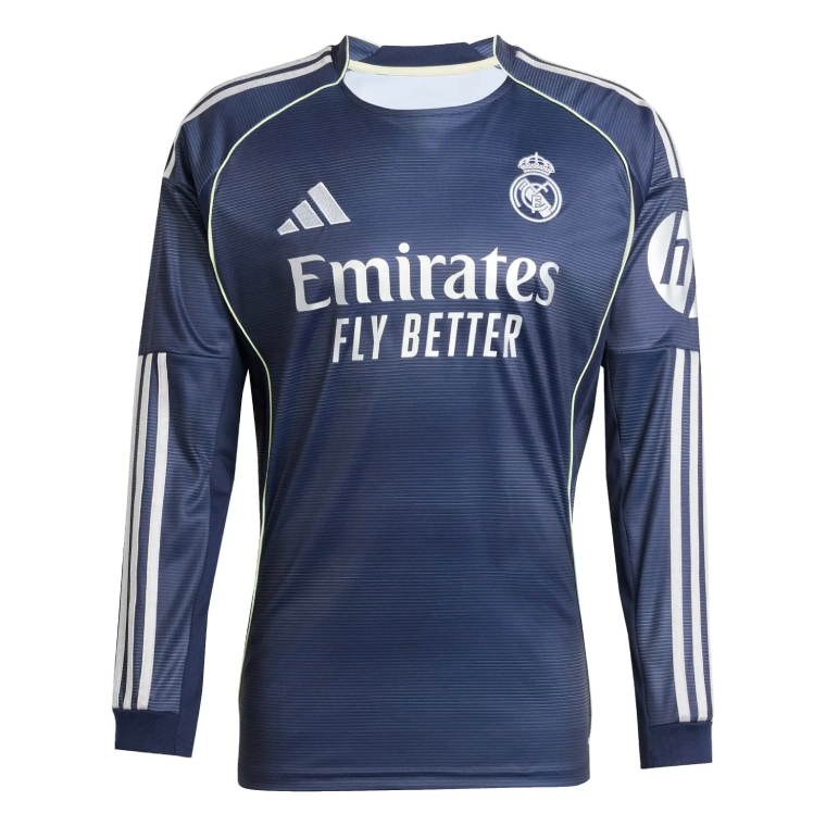 Real Madrid Away Long Sleeve Players Jersey 25-26