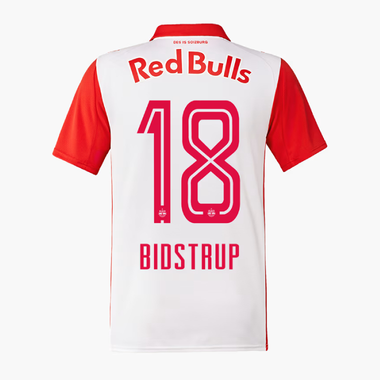 Red Bull Salzburg Home BIDSTRUP 18 Jersey 25-26