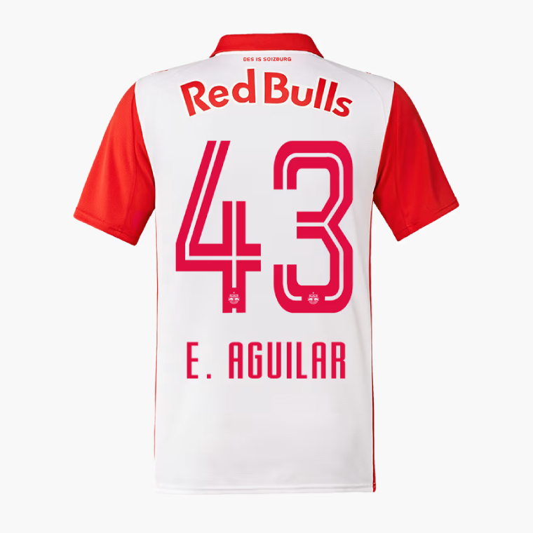 Red Bull Salzburg Home E. AGUILAR 43 Jersey 25-26